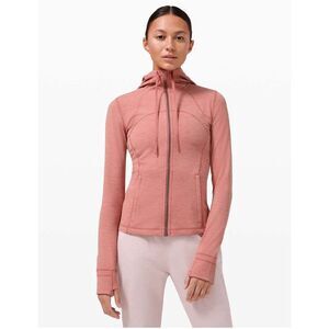 Lululemon Hooded Define Jacket Heathered Brier Rose 6